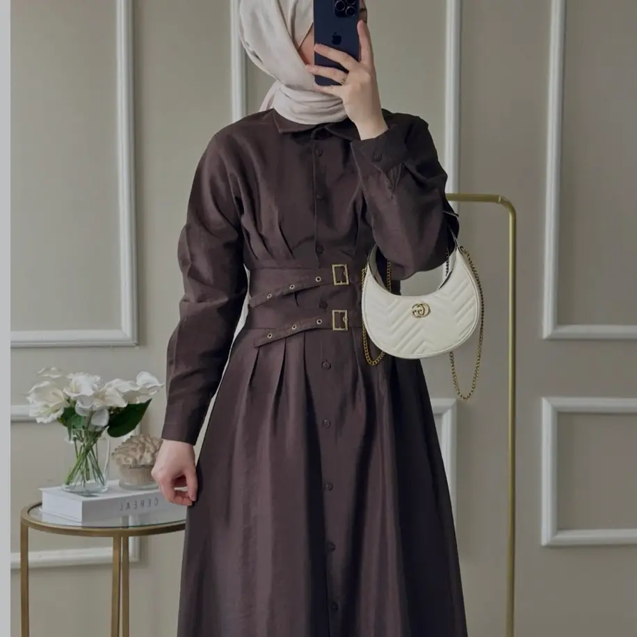 Hare Elbise (AcıKahve)